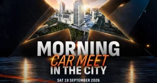 โปสเตอร์งาน STARFARER MORNING CAR MEET IN THE CITY พร้อมวันจัดงาน 19 กันยายน 2569 เวลา 06.00–12.00 น. ที่อาคารจอดรถ centralwOrld ชั้น 5½ และ 6