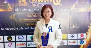 ผู้รับรางวัลถือโล่ฐานันดร 4 ประจำปี 2569 หน้าฉากพิธีมอบรางวัล