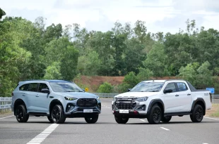 NEW ISUZU D-MAX V-CROSS และ THE NEW MU-X RS เครื่องยนต์ 2.2 Biturbo จอดคู่กัน