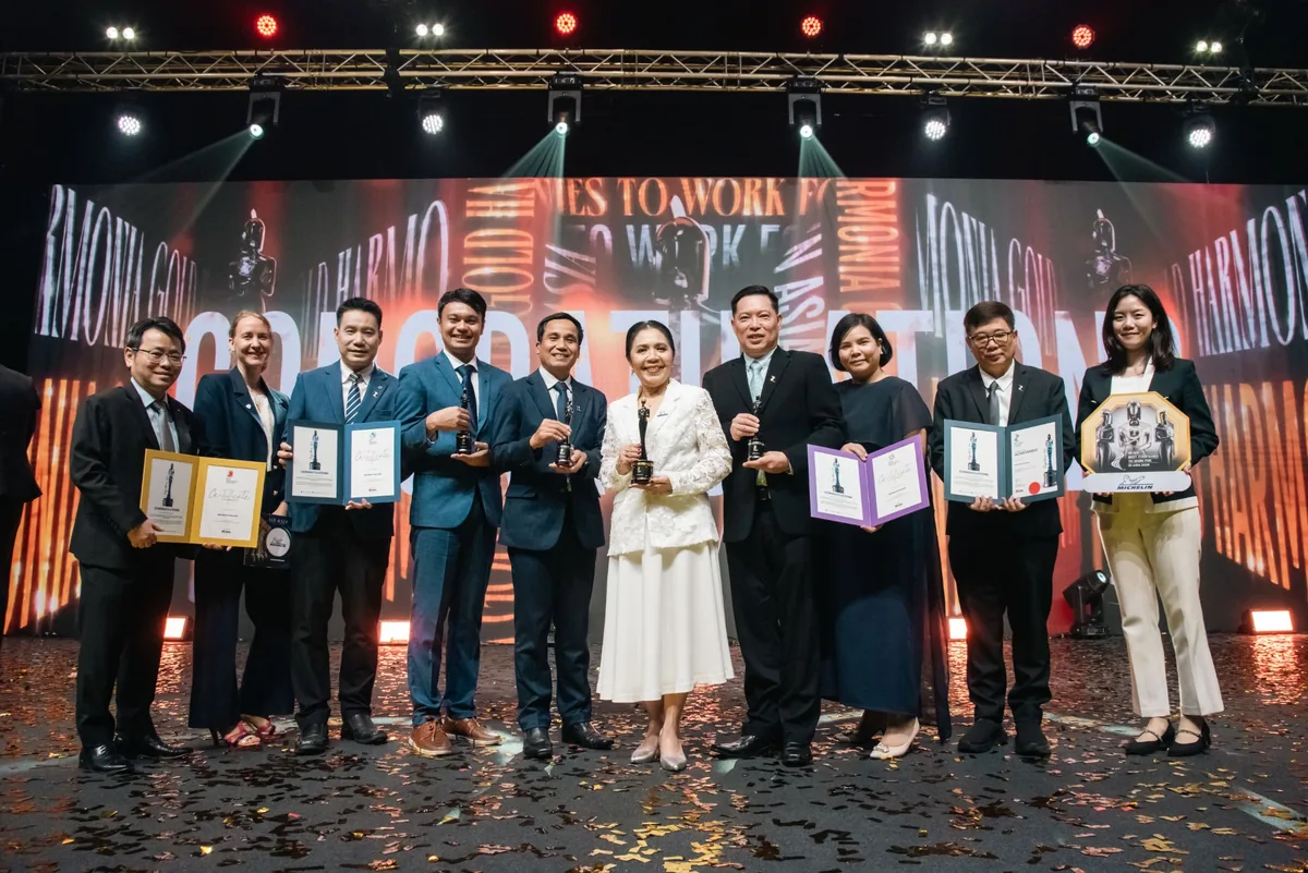 กลุ่มผู้แทนมิชลินกับรางวัล HR Asia Awards 2026 กลุ่มผู้แทนมิชลินพร้อมรางวัลและประกาศนียบัตรจาก HR Asia Awards 2026