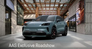 รถ Porsche Cayenne ในสื่อประชาสัมพันธ์ AAS Exclusive Roadshow at One Bangkok วันที่ 8–14 ตุลาคม 2569