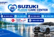 SUZUKI FLOOD CARE CENTER พร้อมหมายเลขโทรศัพท์ทีมช่างและ SUZUKI Cause We Care